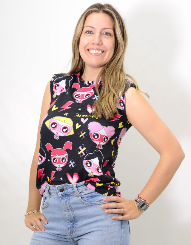 Camiseta Actitud (en Negro)