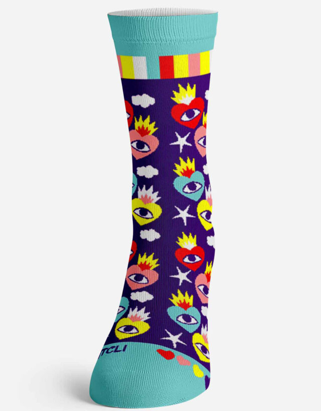 Calcetines "Corazones mexicanos"