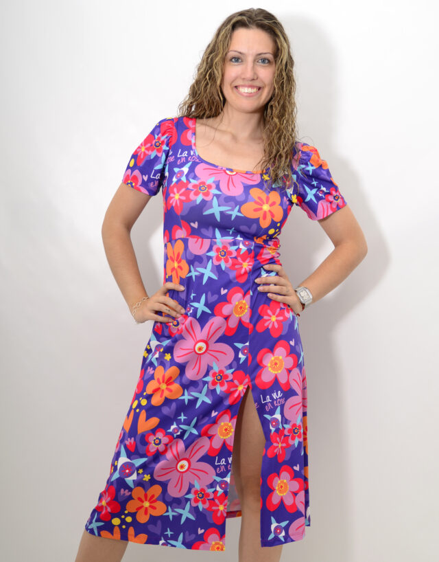 Vestido "La vie en rose"