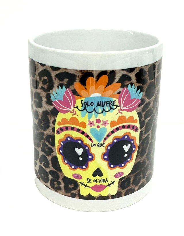 Taza "Animal print" Solo muere