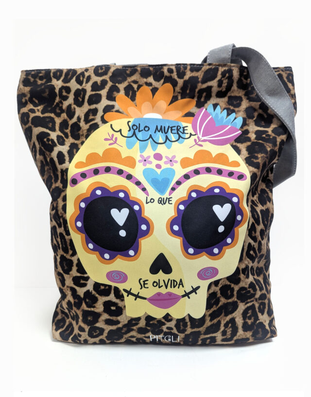 Bolso "Solo muere leopardo"