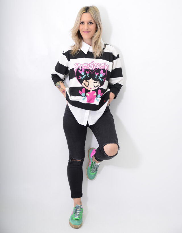 Sudadera "Presúmete"