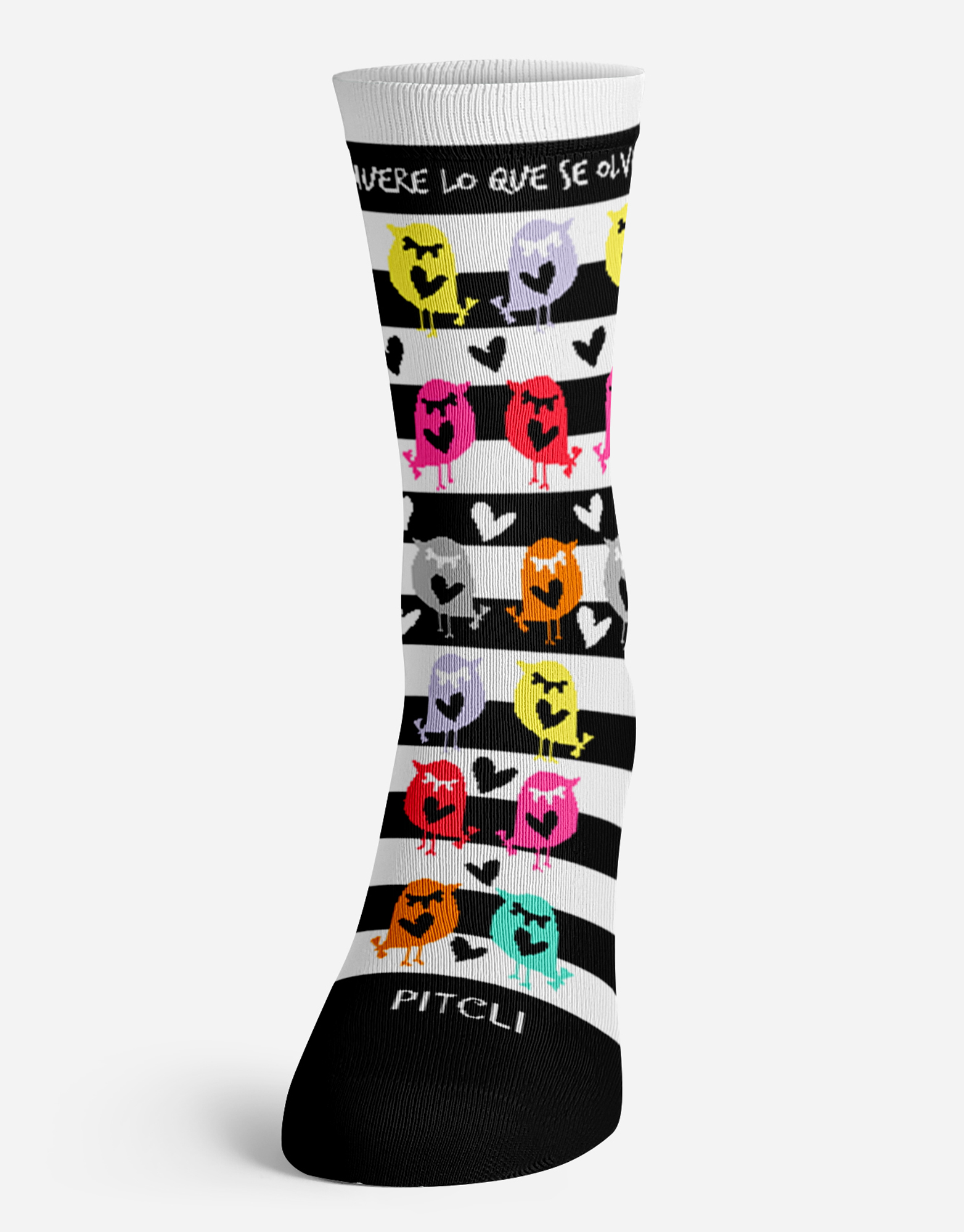 Calcetines "Solo muere" Rayas